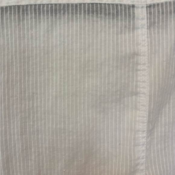 J. Crew White Pleated Bib Collar Long Sleeve Shirt - Picture 6 of 6